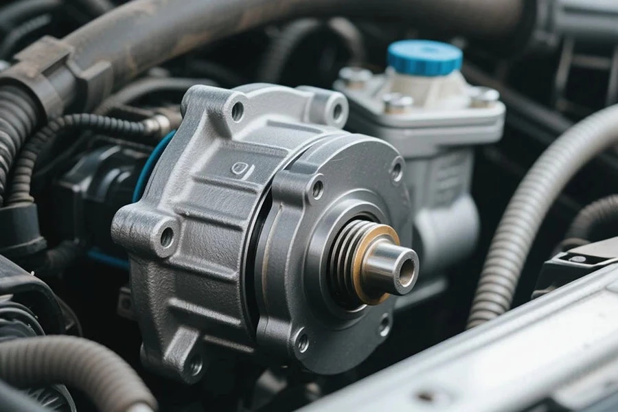 What does a water pump do in a car？